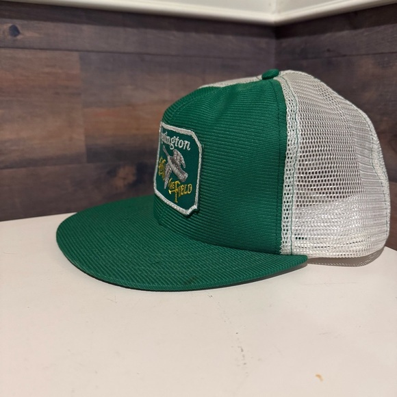 REMINGTON First In The Field Snapback Green Goose Patch MADE USA Large - Picture 9 of 10